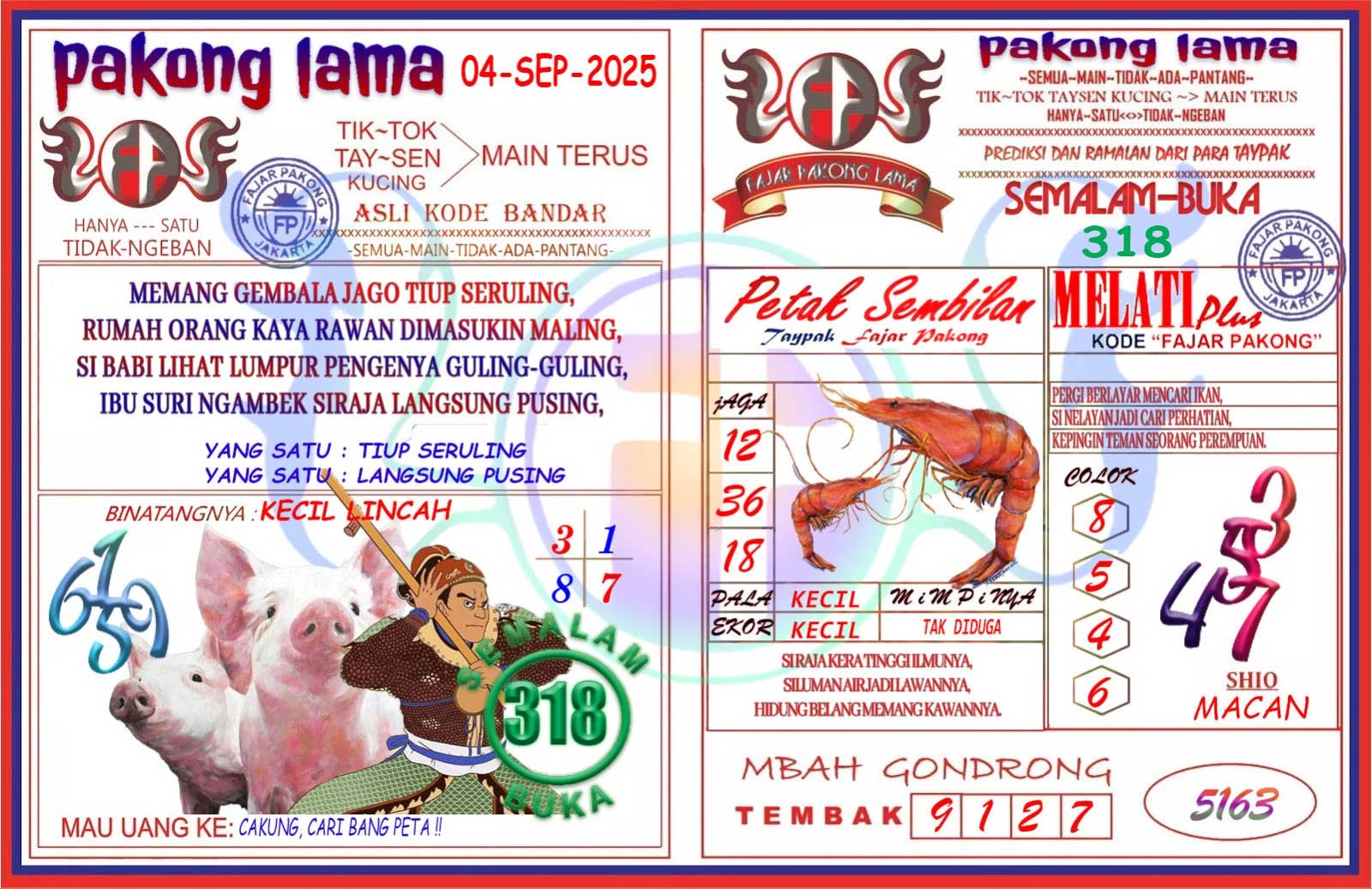 Pakong Lama Syair Update