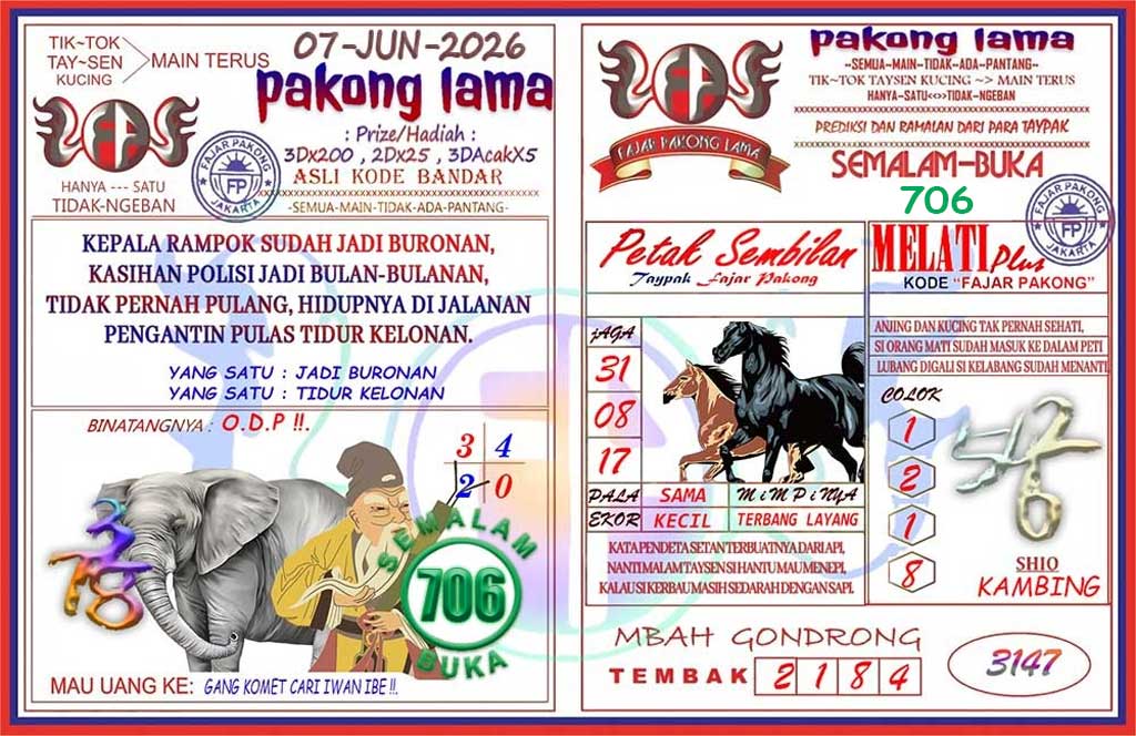 Pakong Lama Syair Update