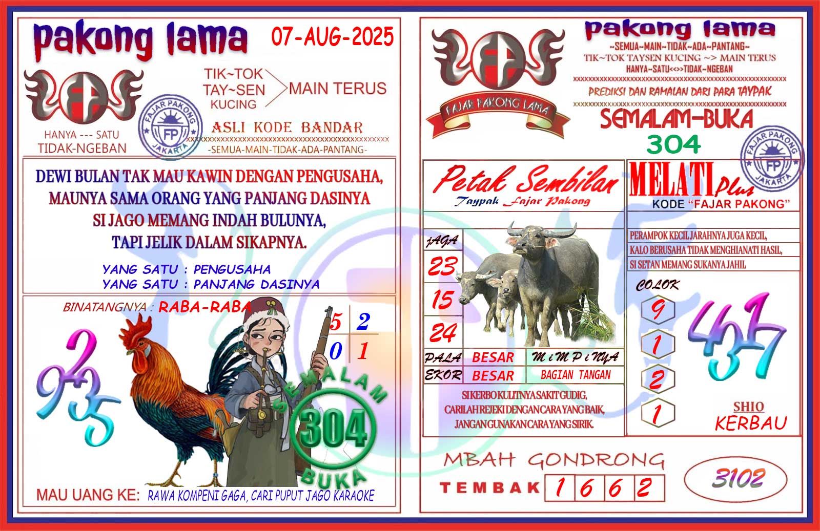 Pakong Lama Syair Update