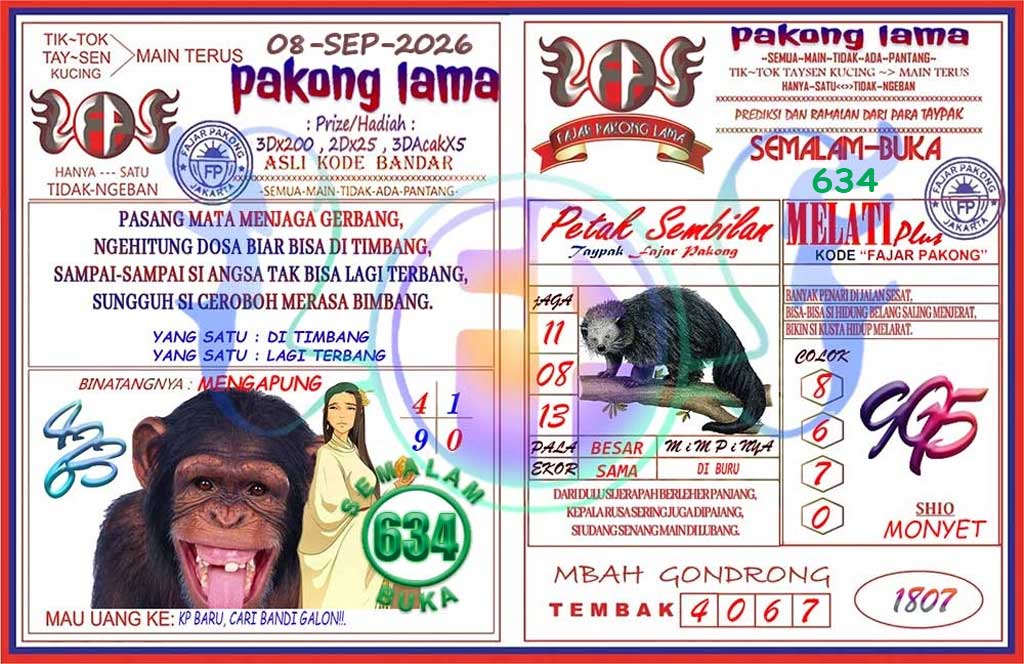 Pakong Lama Syair Update