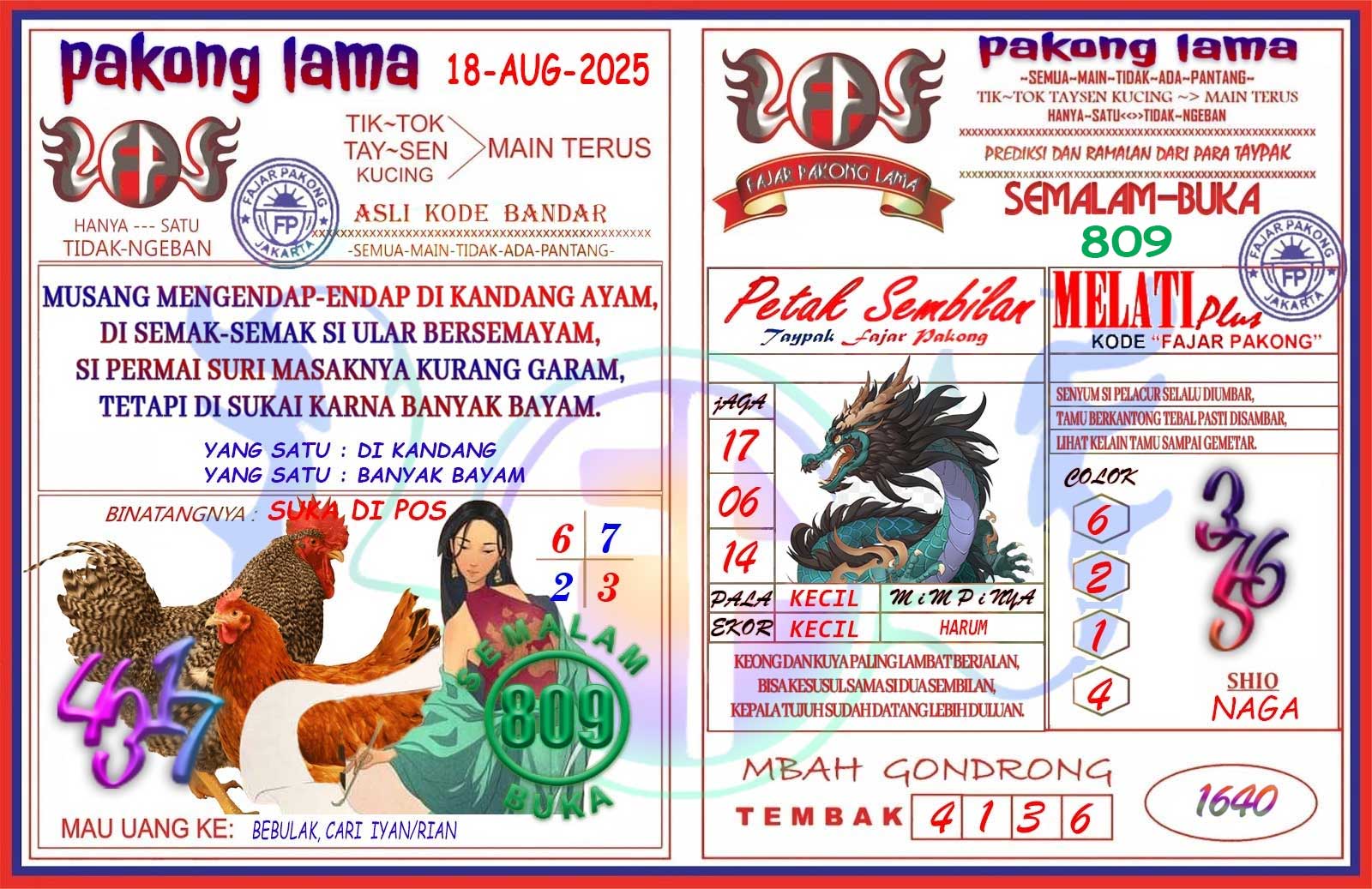 Pakong Lama Syair Update