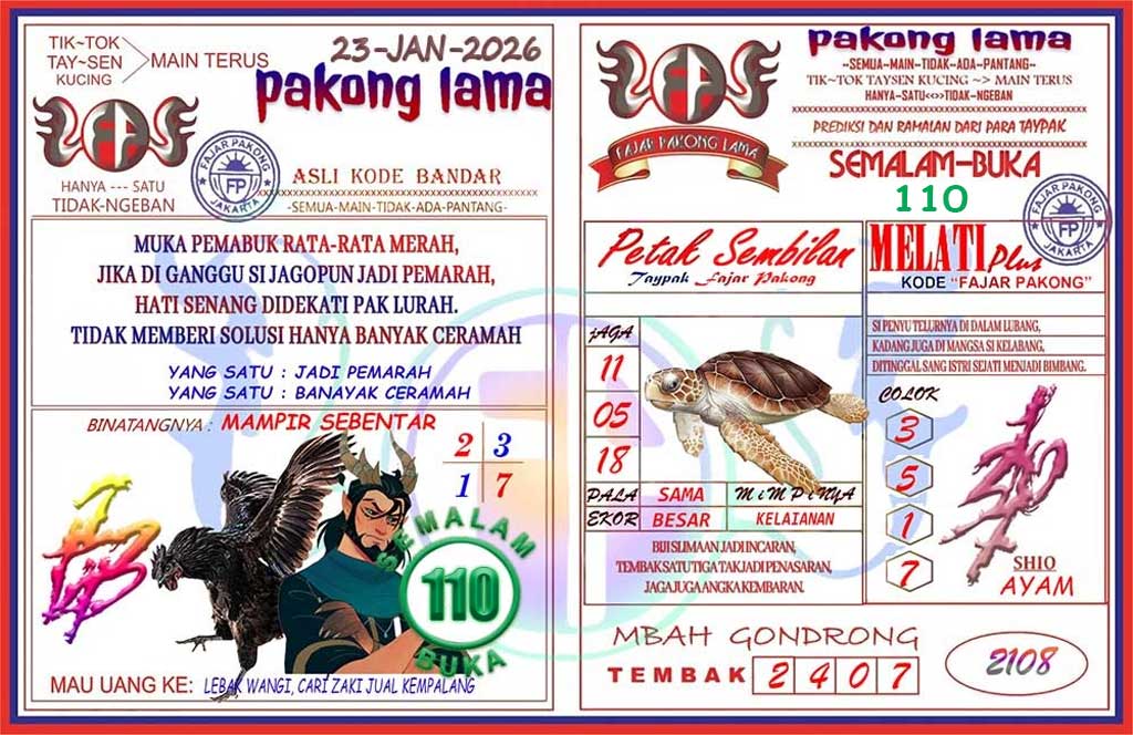 Pakong Lama Syair Update