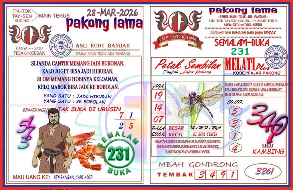 Pakong Lama Syair Update