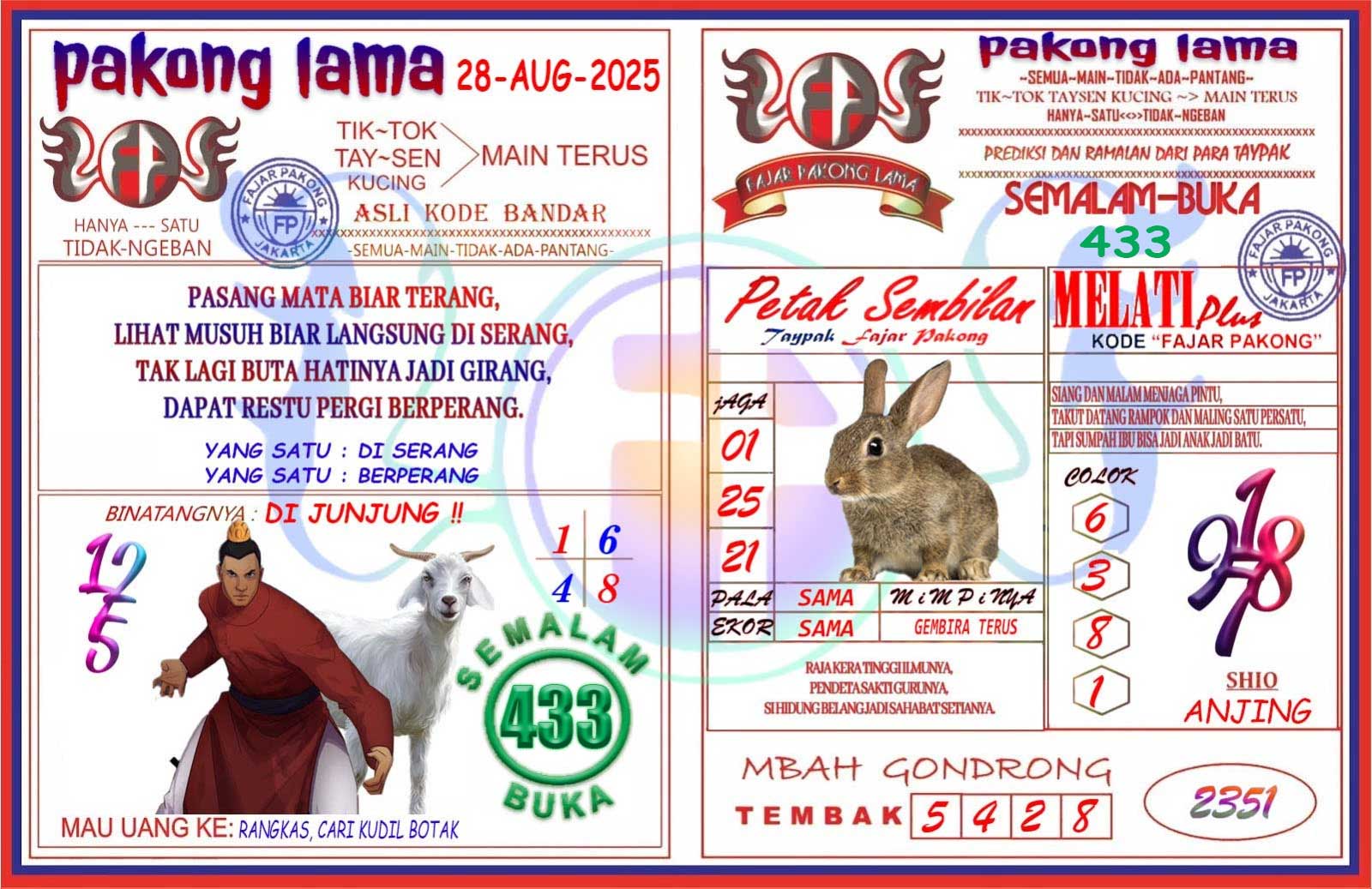 Pakong Lama Syair Update